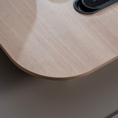 WESLEY Executive Desk Left Return 180cm - Oak