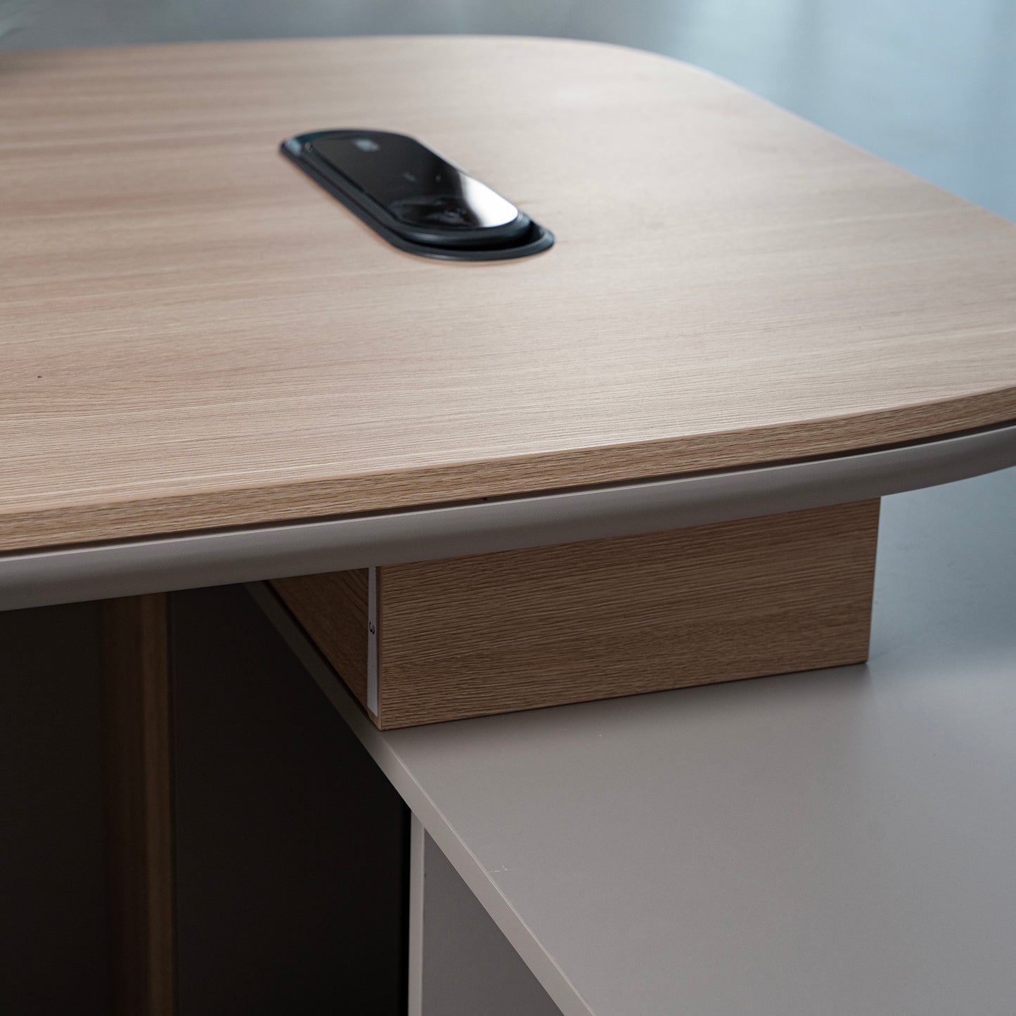SEVANI Executive Desk Left Return 240cm - Oak