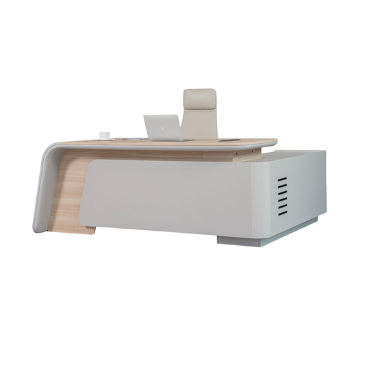 SEVANI Executive Desk Left Return 200cm - Oak