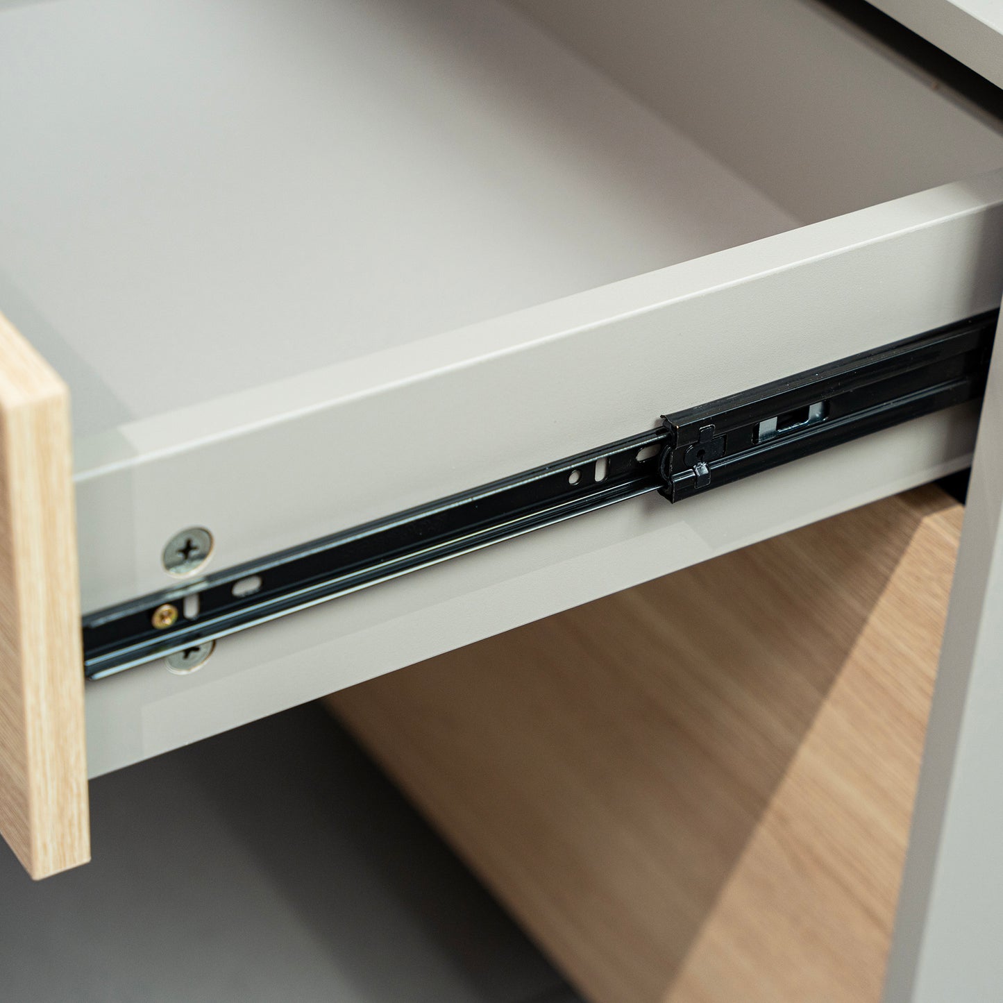 SEVANI Executive Desk Right Return - 200cm - Oak