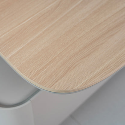 SEVANI Executive Desk Right Return - 200cm - Oak