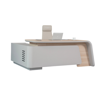 SEVANI Executive Desk Right Return - 200cm - Oak