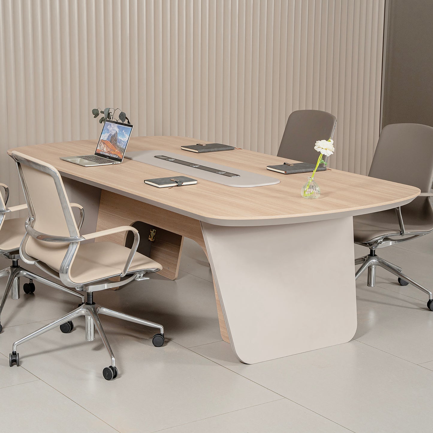 SEVANI Boardroom Meeting Table - 240cm - Oak