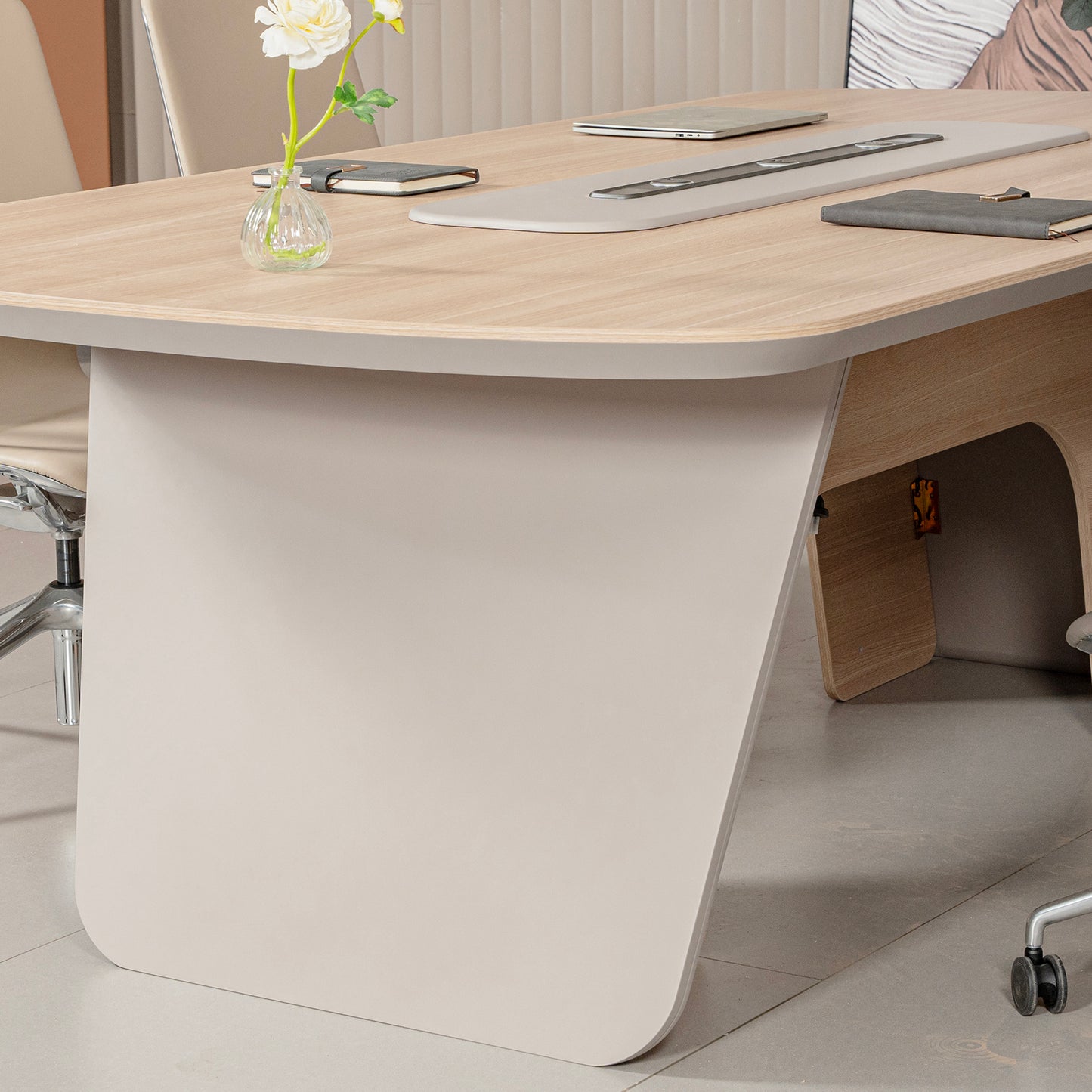 SEVANI Boardroom Meeting Table - 240cm - Oak