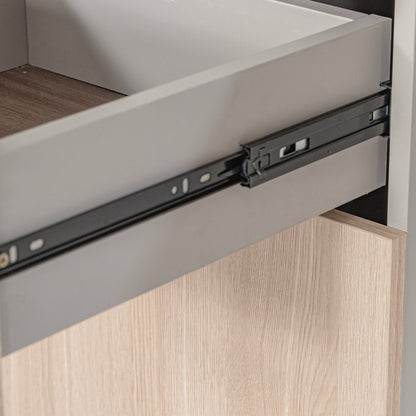 SEVANI Reception Desk 180cm - Left Counter - Oak