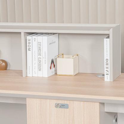 SEVANI Reception Desk 180cm - Left Counter - Oak