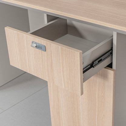 SEVANI Reception Desk 180cm - Left Counter - Oak