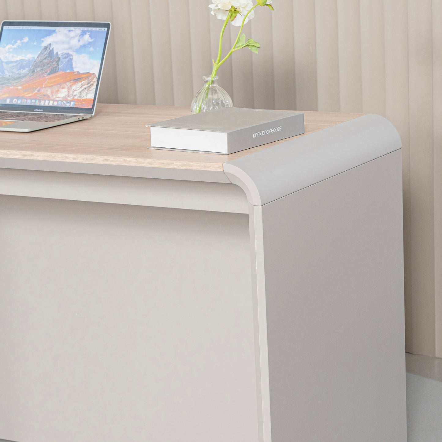 SEVANI Reception Desk 180cm - Left Counter - Oak