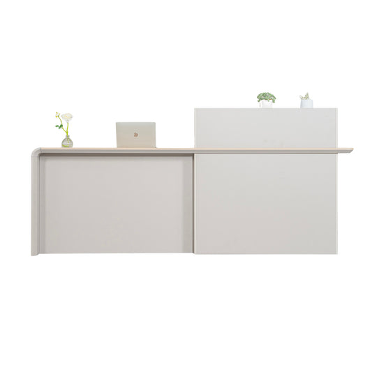SEVANI Reception Desk 180cm - Left Counter - Oak
