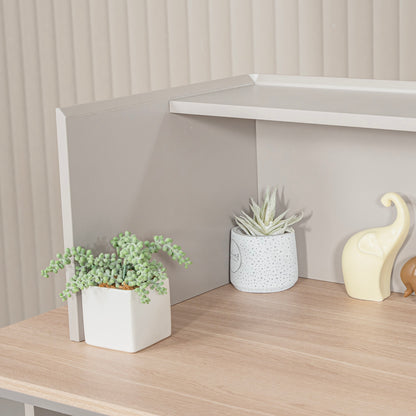 SEVANI  Reception Desk 240cm - Left Counter - Oak