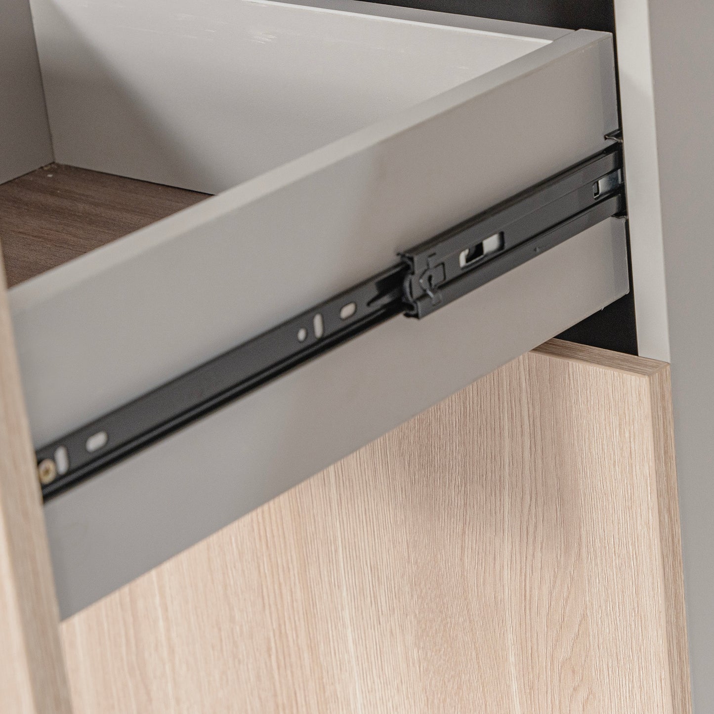 SEVANI  Reception Desk 240cm - Left Counter - Oak