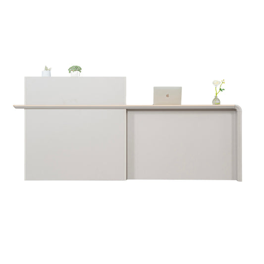 SEVANI Reception Desk 180cm - Right Counter - Oak