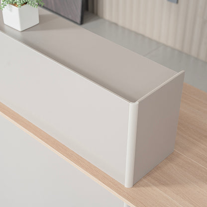 SEVANI Reception Desk 180cm - Right Counter - Oak