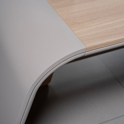 SEVANI Executive Desk Left Return 240cm - Oak
