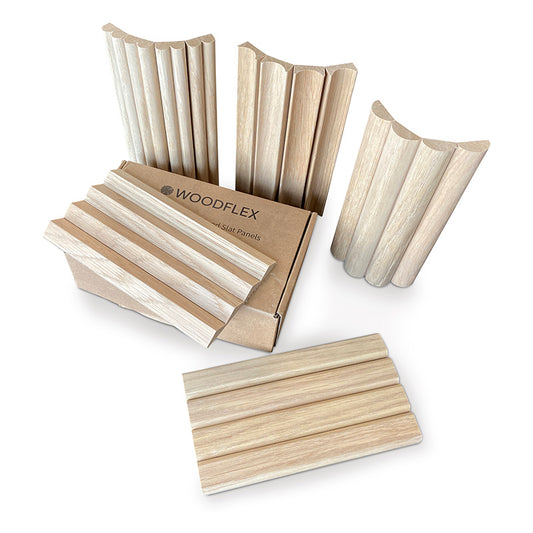 WOODFLEX Flexible Oak Veneer - 5pc Sample Box Set