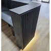 HALO Reception Desk 240cm - Black