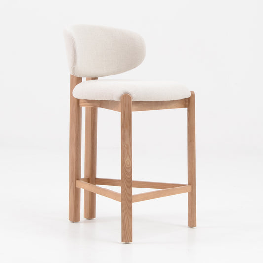 BERLY Counter Stool - Oak & Natural