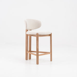 BERLY Counter Stool - Oat & Natural