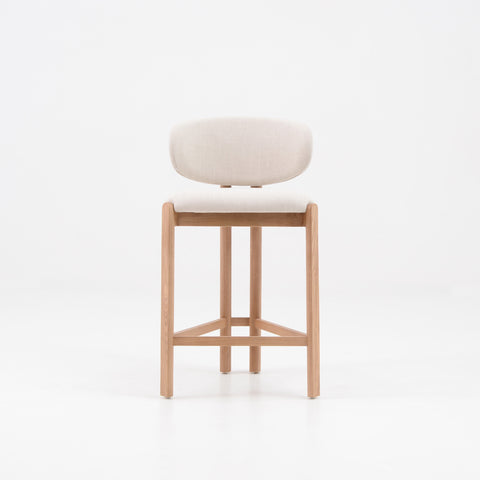 BERLY Counter Stool - Oat & Natural