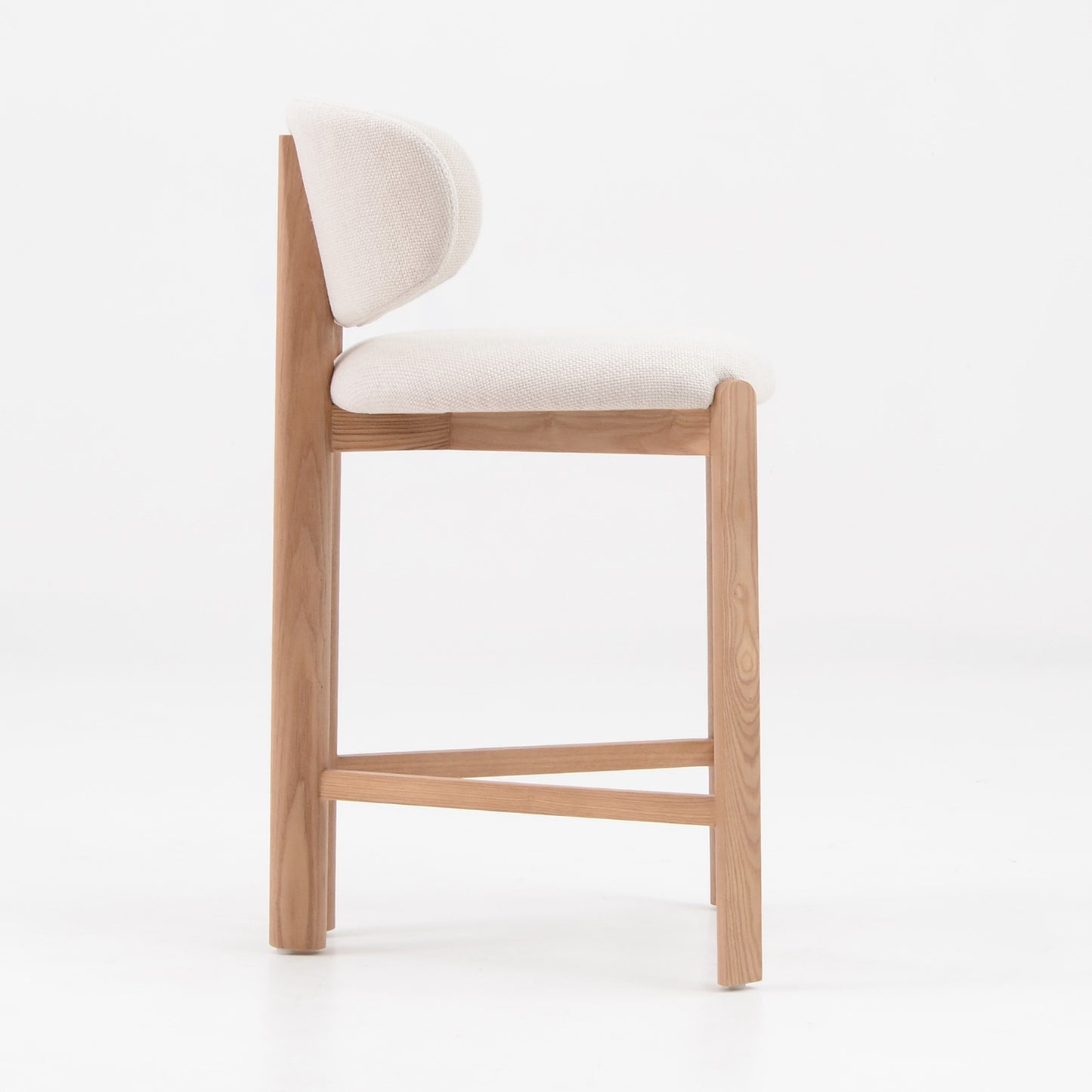 BERLY Counter Stool - Oak & Natural
