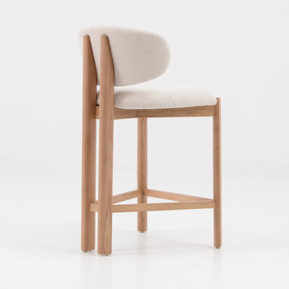 BERLY Counter Stool - Oak & Natural