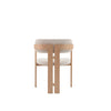 JALEN Dining Arm Chair - Cream & Natural