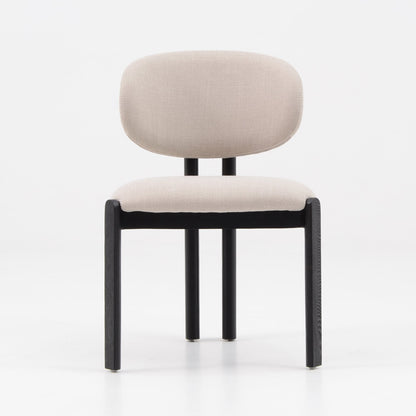BERLY Dining Chair - Black & Natural