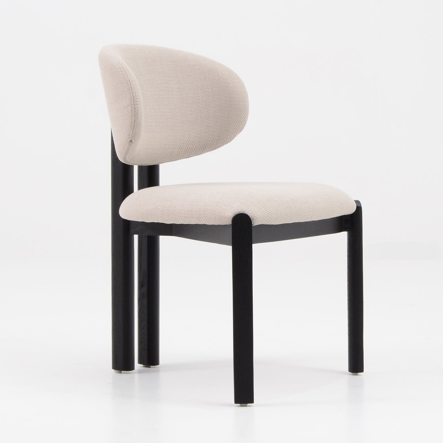 BERLY Dining Chair - Black & Natural