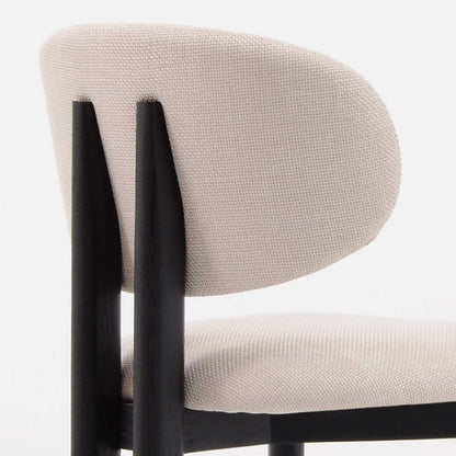 BERLY Dining Chair - Black & Natural