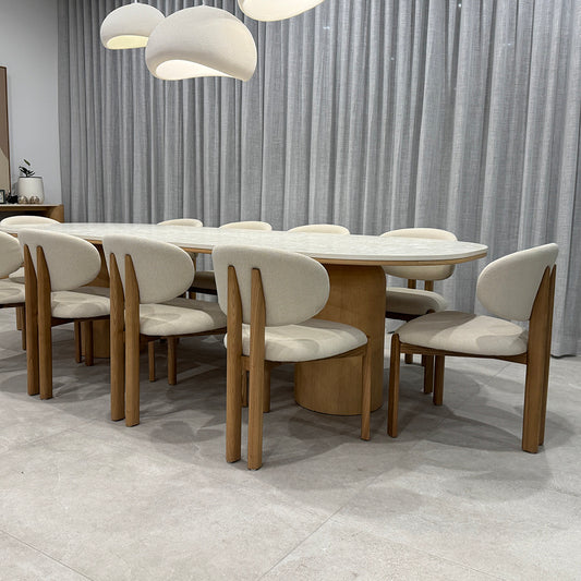 BERLY Dining Chair - Oak & Natural