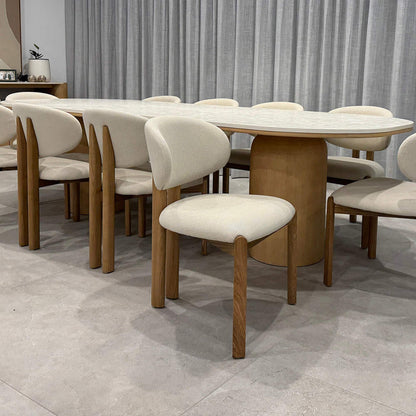 BERLY Dining Chair - Oak & Natural