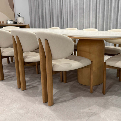 BERLY Dining Chair - Oak & Natural