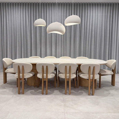 BERLY Dining Chair - Oak & Natural