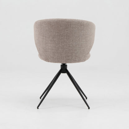 LOLA Swivel Dining Chair - Beige