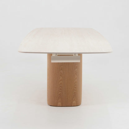 EVERLY Extendable Dining Table 180-270cm - Ceramic & Ash Veneer