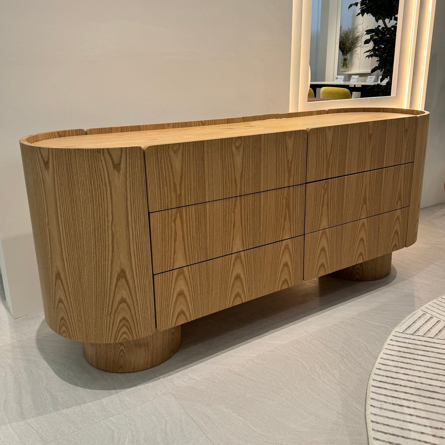 CLAIRE Sideboard 181cm - Oak