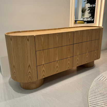 CLAIRE Sideboard 181cm - Oak