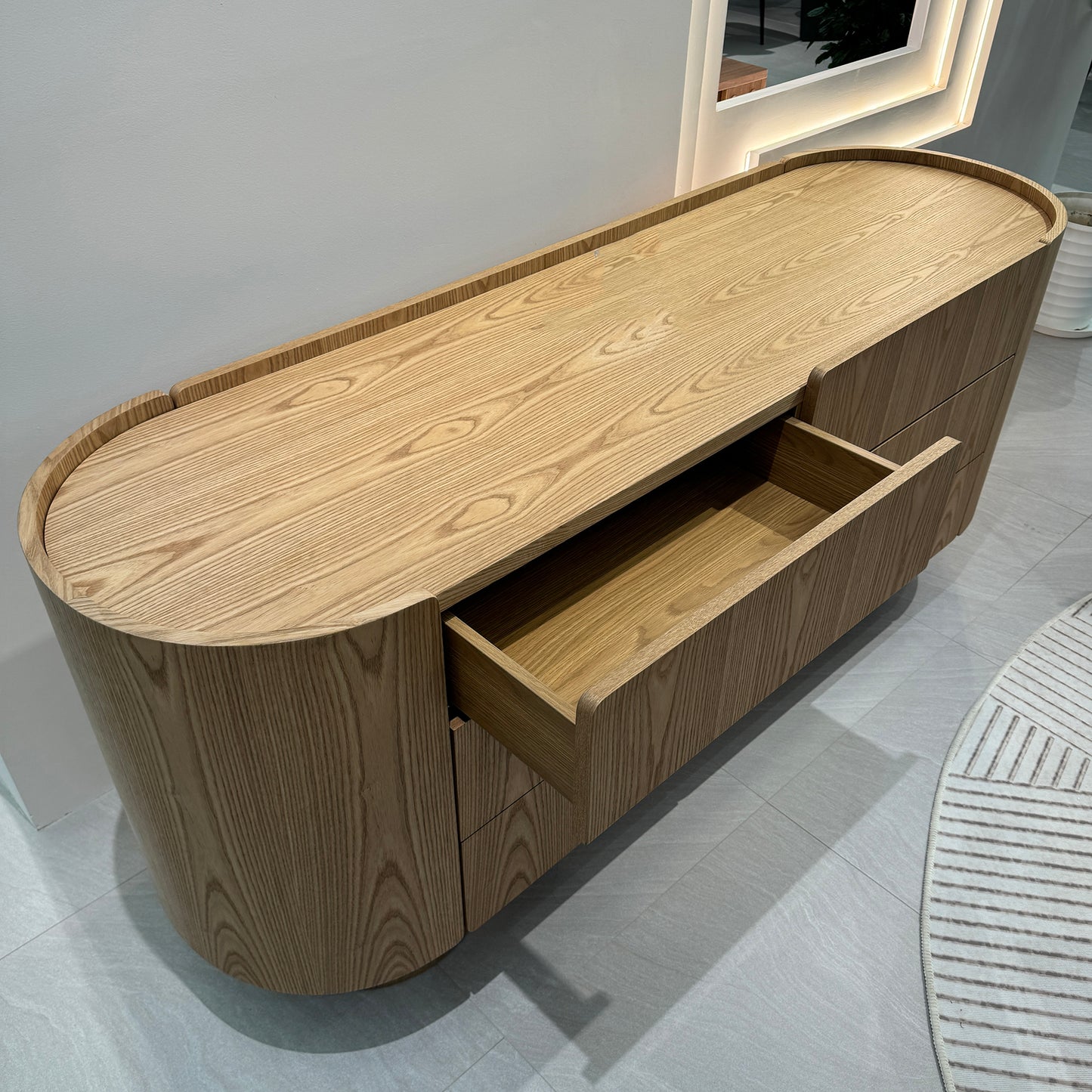 CLAIRE Sideboard 181cm - Oak
