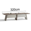 ANDERS Boardroom Table 320cm - Hazelnut & Beige
