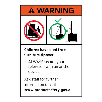 HAMILTON Entertainment TV Unit Solid Acacia Wood 200cm - Toffee Colour