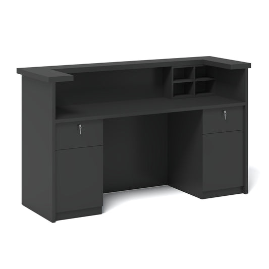 KENTO Pedestal Drawer Unit Storage Cabinet - Black
