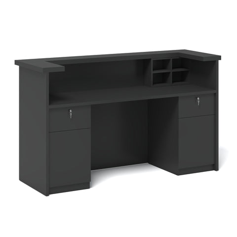 KENTO Drawer Filing Pedestal Cabinet - Black