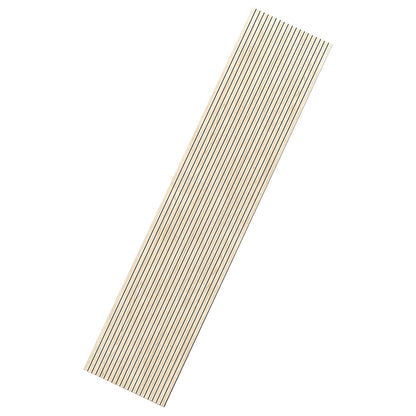 WOODFLEX Flexible Acoustic Wood Slat Wall Panel, Oak Veneer - 2700mm x 600mm - SLIM