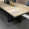 VIDAL Boardroom Table 3.6m x 1.2m - Warm Oak & Black
