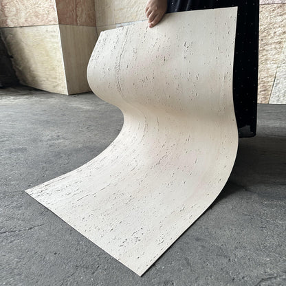 WOODFLEX  Flexible SOFT STONE PANEL - TRAVERTINE - 1200 x 600mm