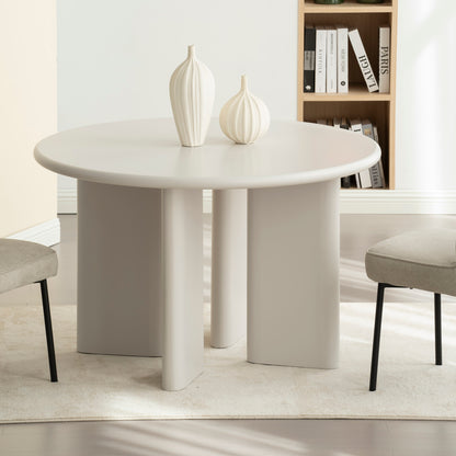 RILEY Round  Dining Table 1.2M - White