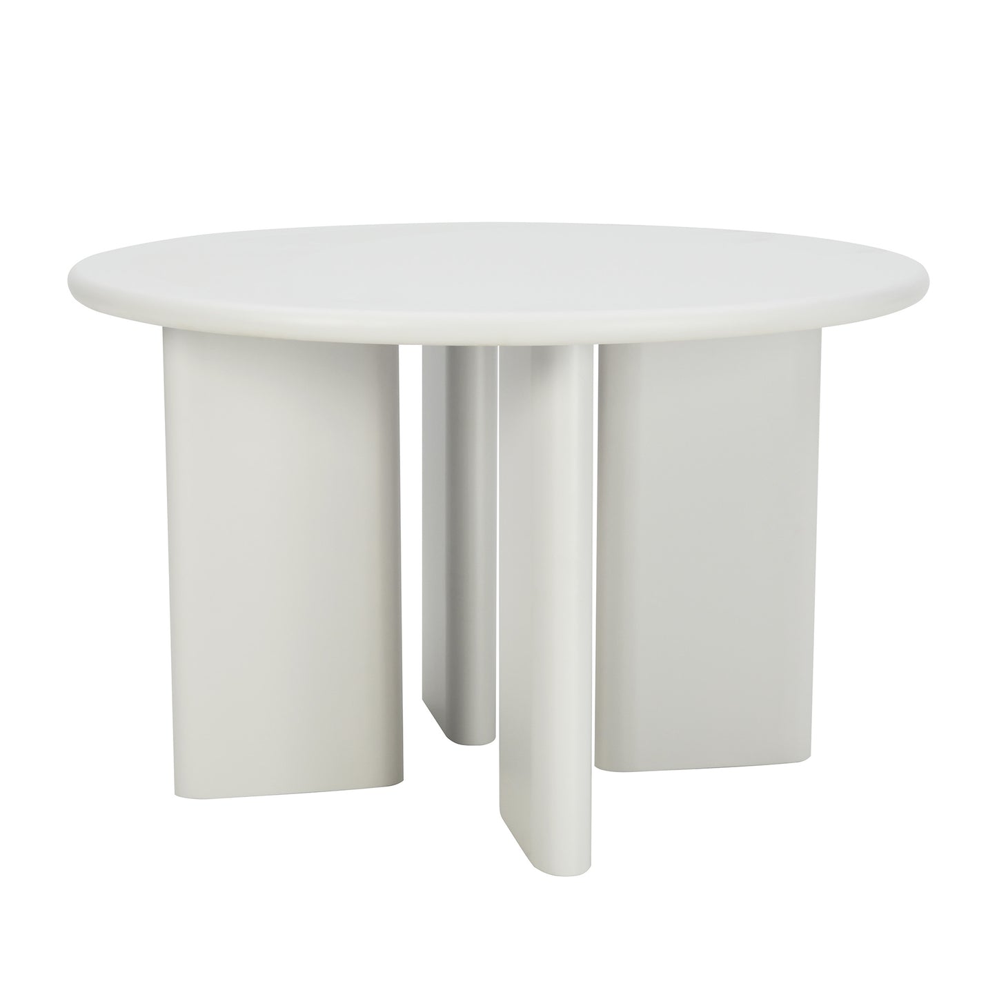 RILEY Round  Dining Table 1.2M - White