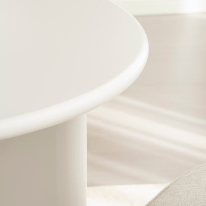 RILEY Round  Dining Table 1.2M - White