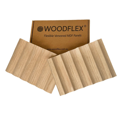 WOODFLEX FLOW FLEXIBLE VENEER SLIM PANELS - SAMPLES - SET OF 2