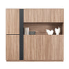 ADRIANO Display Unit  218cm - Light Brown